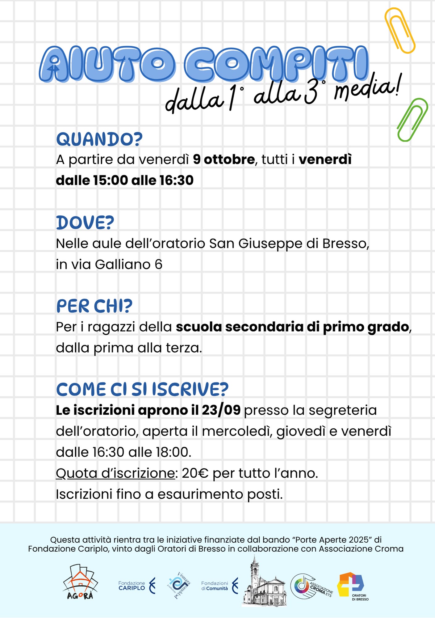 aiuto compiti medie